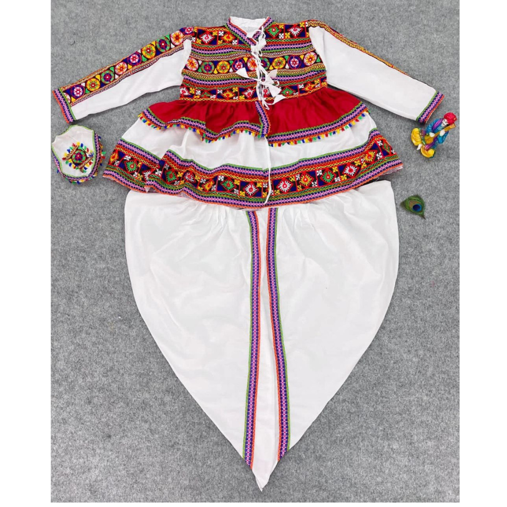 Navratri Traditional Indian Men Kedia Dhoti Set mahezon