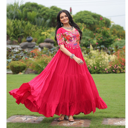 Navratri Traditional Indian Women Gown mahezon