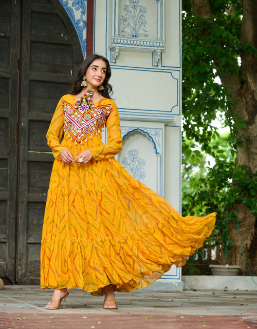 Load image into Gallery viewer, Navratri Traditional Indian Women Gown Dress mahezon
