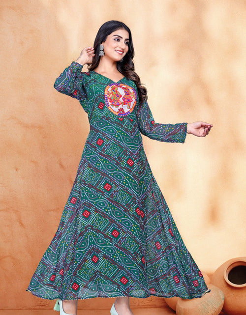 Load image into Gallery viewer, Navratri Garba Women Kurta Dupatta mahezon
