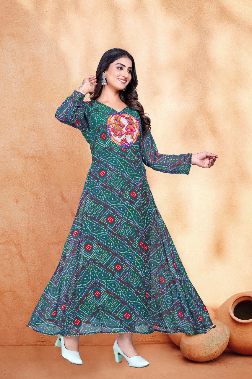 Navratri Garba Women Kurta Dupatta mahezon