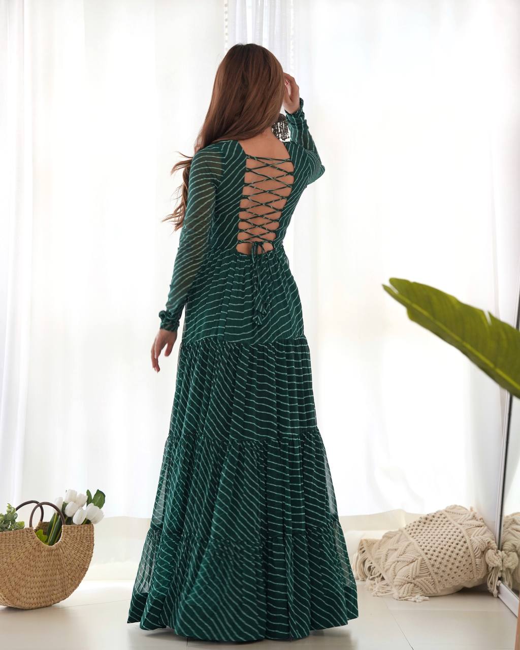 Navratri Women’s Anarkali Gown Dress mahezon