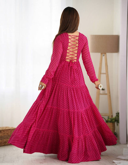 Load image into Gallery viewer, Navratri Women’s Anarkali Gown Dress mahezon
