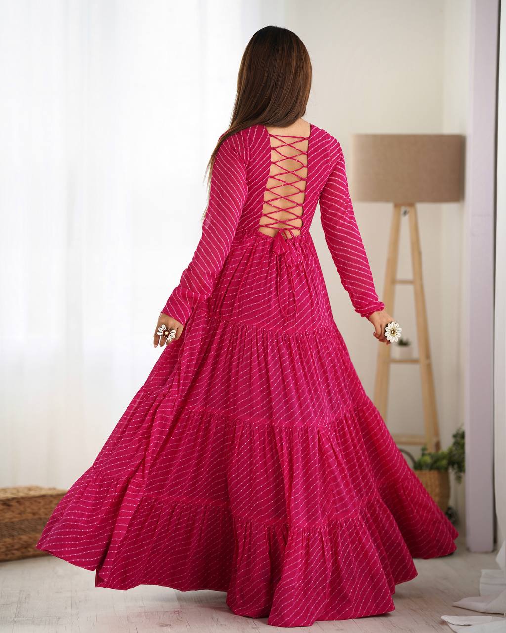Navratri Women’s Anarkali Gown Dress mahezon