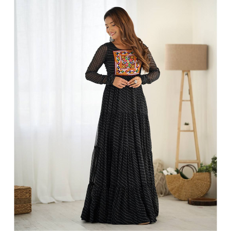 Navratri Women’s Anarkali Gown Dress mahezon