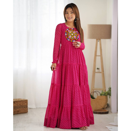 Navratri Women’s Anarkali Gown Dress mahezon