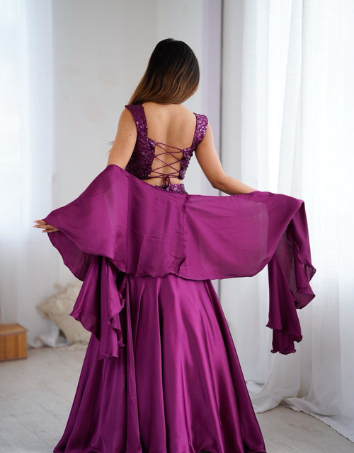 Load image into Gallery viewer, Women's Designer Party wear Blouse Skirt Dupatta mahezon
