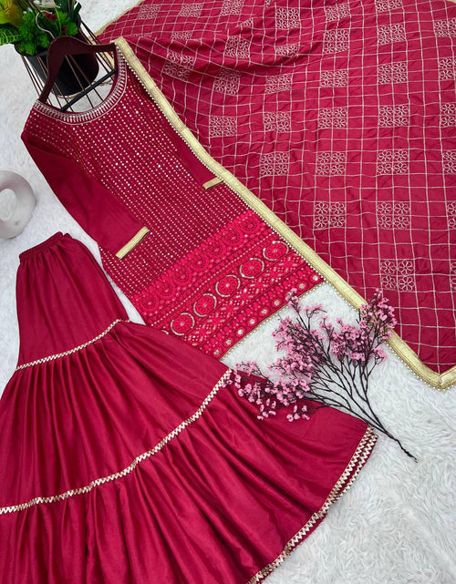Load image into Gallery viewer, Sharara Plazo Suit for Women&#39;s and Girls mahezon
