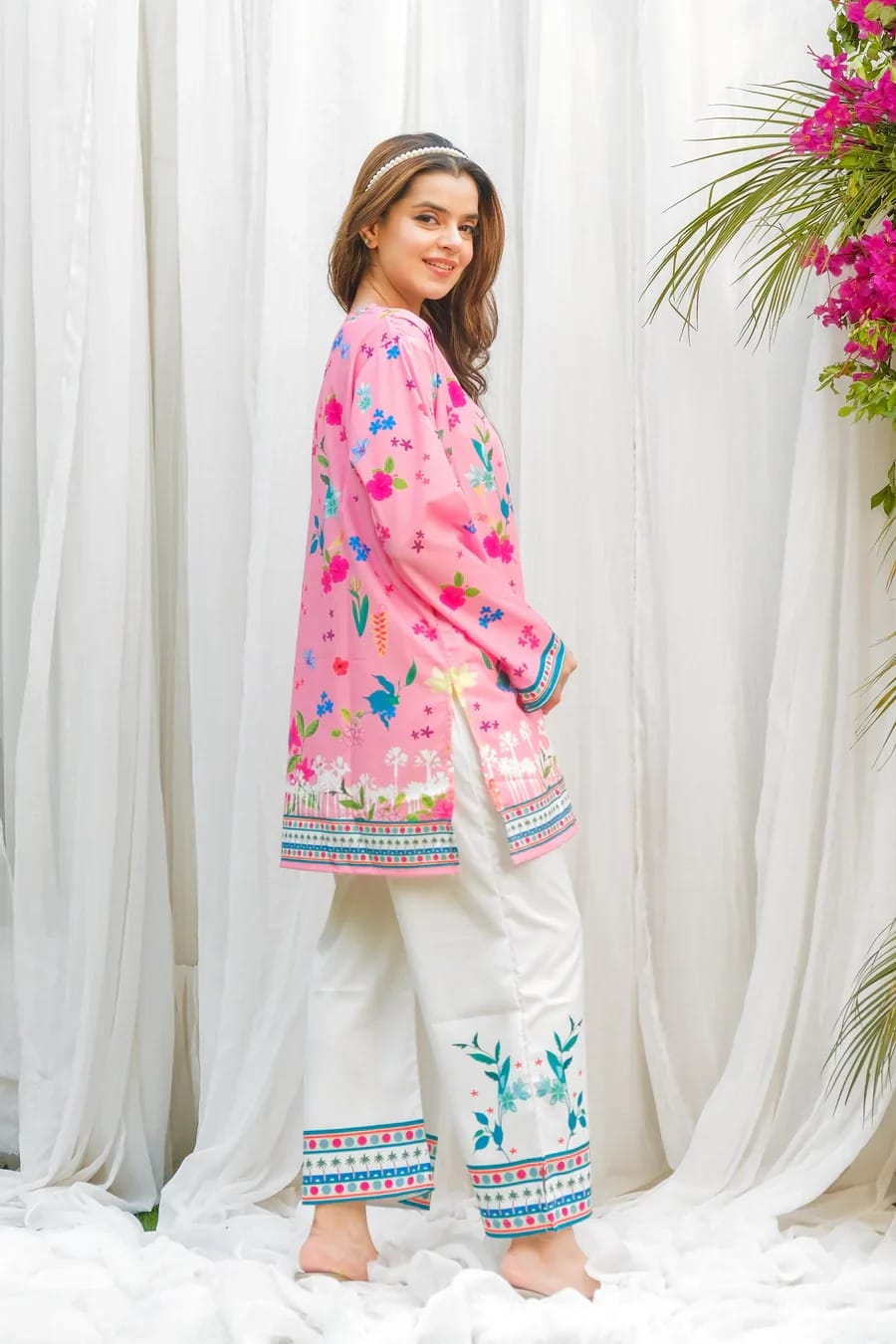 Pink Stylish Women Co-Ord sets mahezon