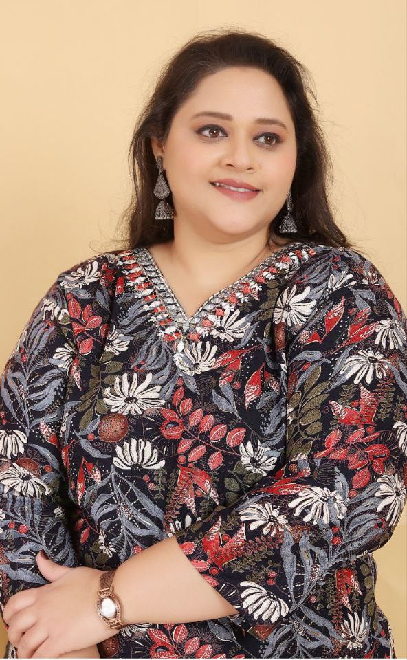 Plus Size Women's Kurta set mahezon