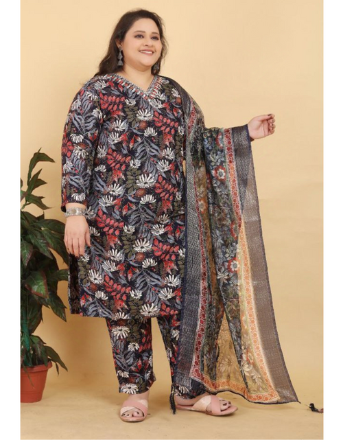 Load image into Gallery viewer, Plus Size Women&#39;s Kurta set mahezon
