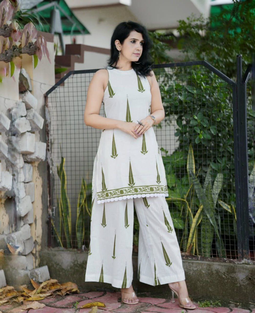 Premium Linen Cotton Designer Women Co-Ord Set mahezon