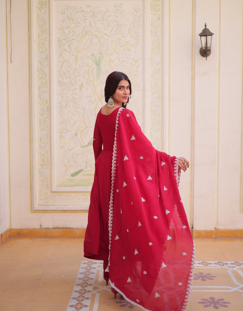 Load image into Gallery viewer, Premium Ready Made Designer Women Gown Pant with Dupatta Suit mahezon
