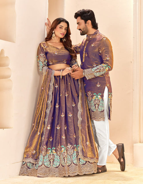 Load image into Gallery viewer, Premium Wedding Wear Couple Wear Same Matching Outfits Set Mahezon
