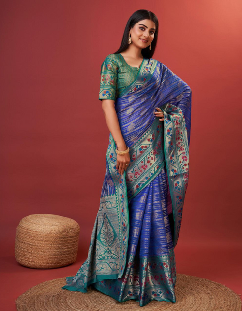 Load image into Gallery viewer, Pure Lichi Party wear Silk Women&#39;s Saree mahezon
