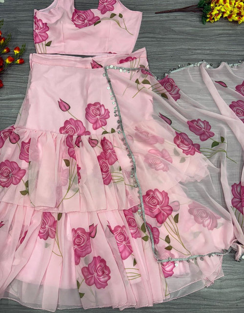 Load image into Gallery viewer, Ready to wear Party wear Women&#39;s Lehenga Saree
