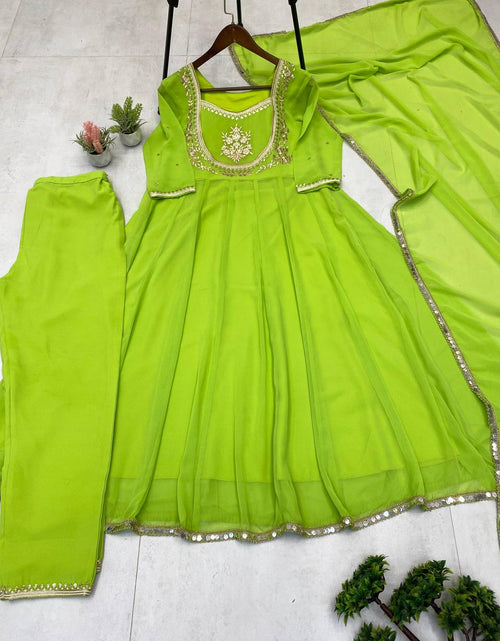 Load image into Gallery viewer, Readymade Embroidery Women Gown Dupatta Dress Mahezon
