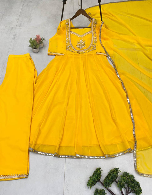Load image into Gallery viewer, Readymade Embroidery Women Gown Dupatta Dress Mahezon
