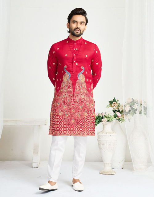 Load image into Gallery viewer, Festive Indian Premium Men Kurta mahezon
