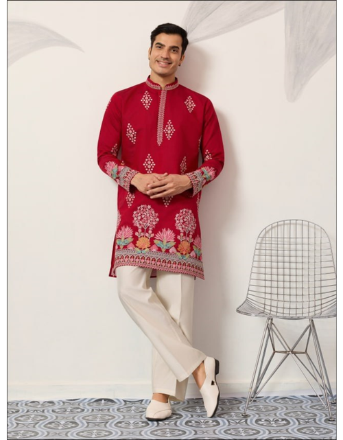 Load image into Gallery viewer, Festive Indian Premium Men Kurta Pajama Set mahezon
