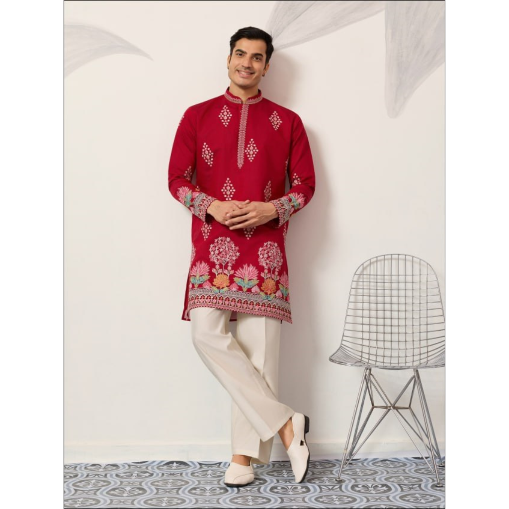 Festive Indian Premium Men Kurta Pajama Set mahezon