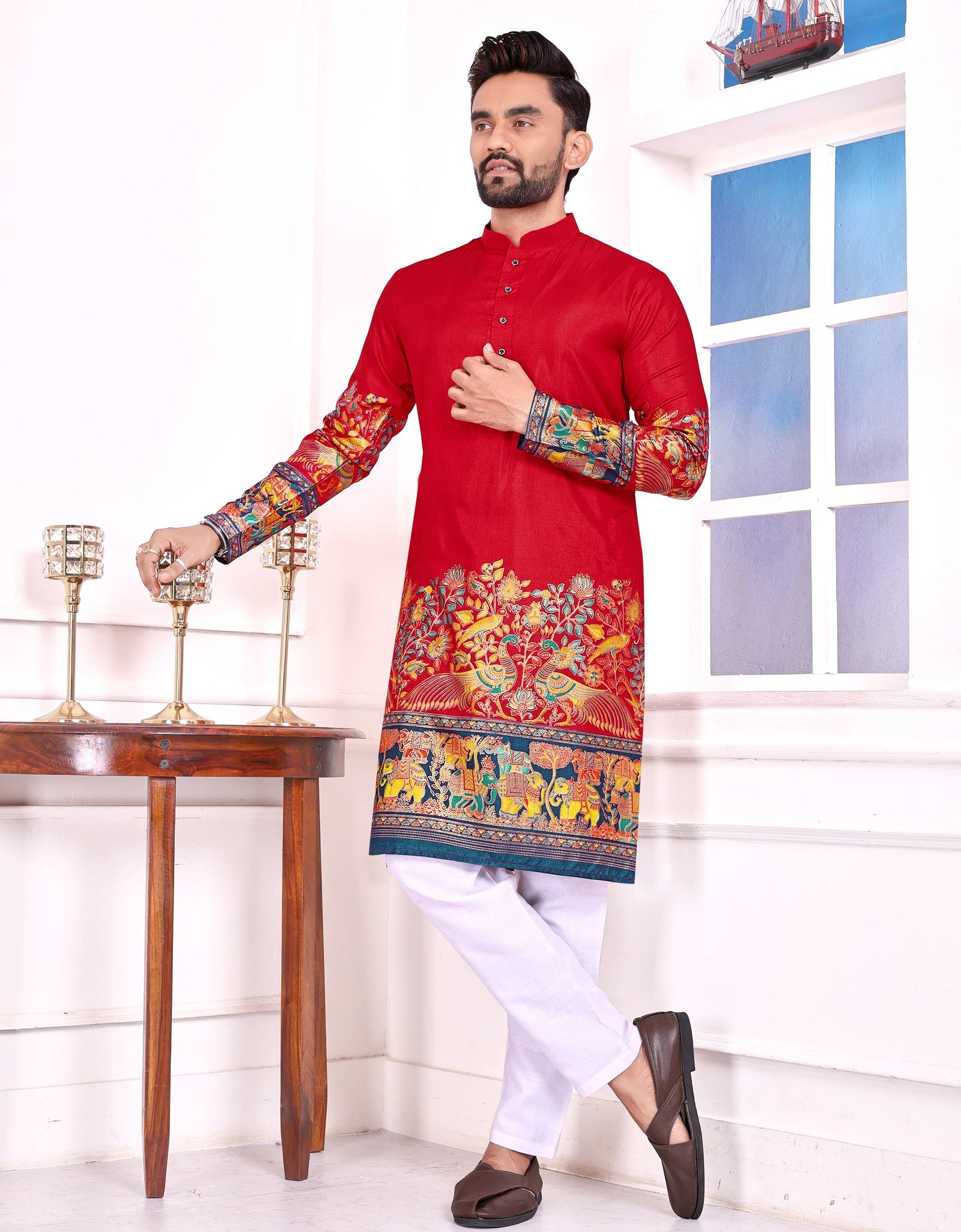 Festive Traditional Couple Wear Same Matching White Men Kurta Pajama Women Lehenga Choli Dupatta Outfit Set mahezon