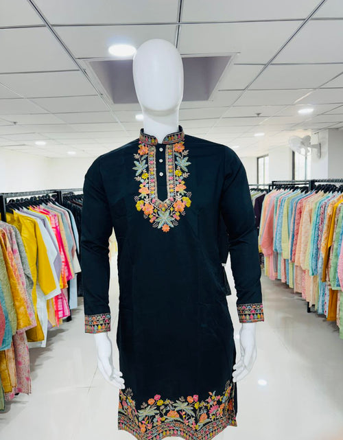 Load image into Gallery viewer, Stylish Embroidery Sequence Men Kurta Dupatta mahezon
