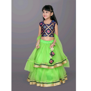 Stylish Kids Girls Party wear Lehenga Blouse