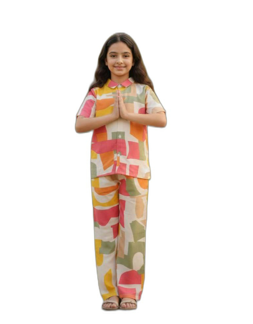 Load image into Gallery viewer, Stylish Kid Girl Co-Ord set mahezon
