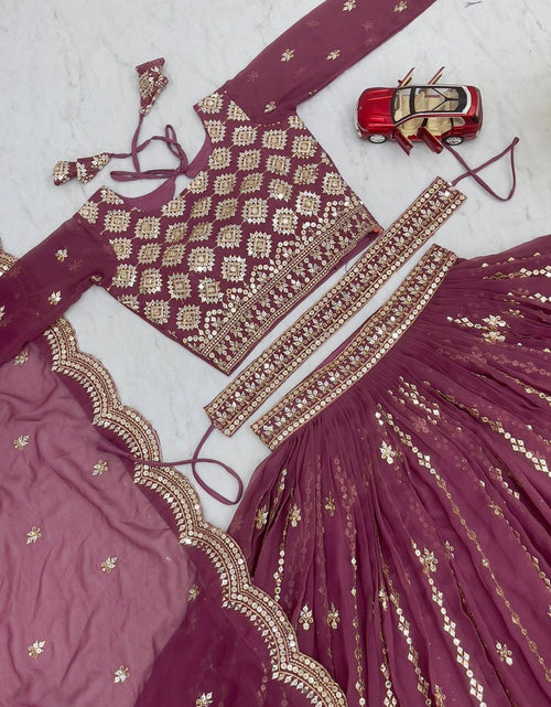 Load image into Gallery viewer, Festive Designer Ethnic Embroidery Sequence Women Lehenga Choli Dupatta mahezon
