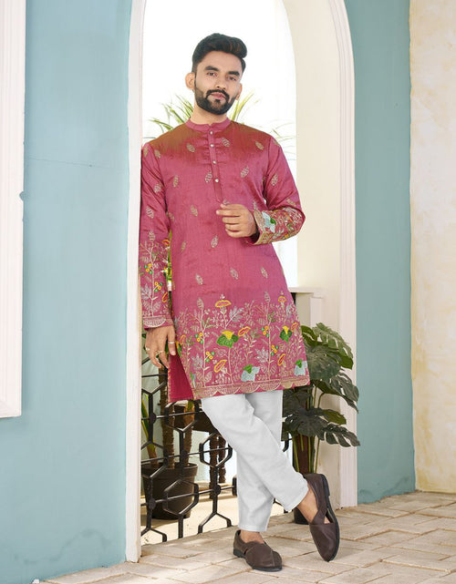 Load image into Gallery viewer, Traditional Indian Couple Wear Same Matching Men Kurta Women Lehenga Blouse Dupatta for Weddings mahezon
