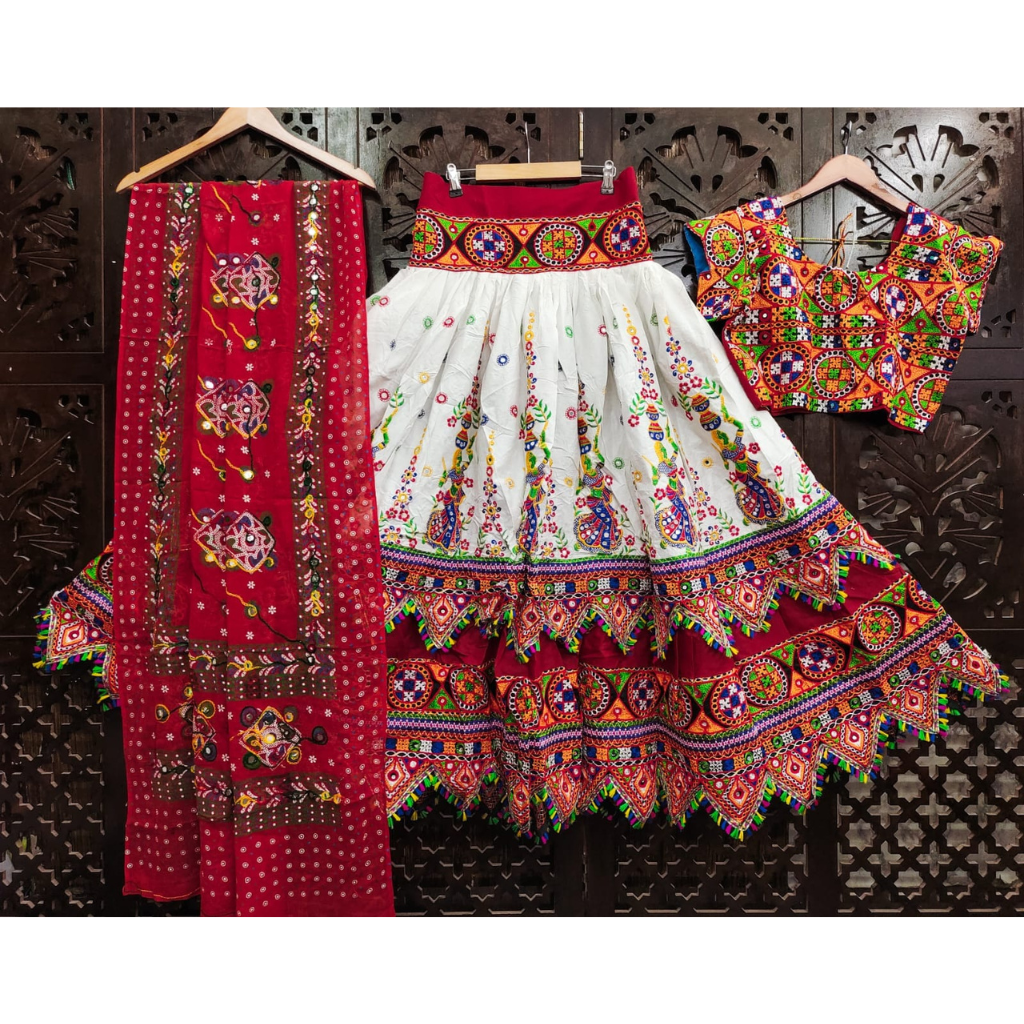 Traditional Navratri Embroidery Women Lehenga Choli mahezon