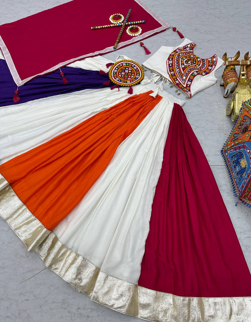 Load image into Gallery viewer, Traditional Navratri Embroidery Women Lehenga Choli Dupatta mahezon
