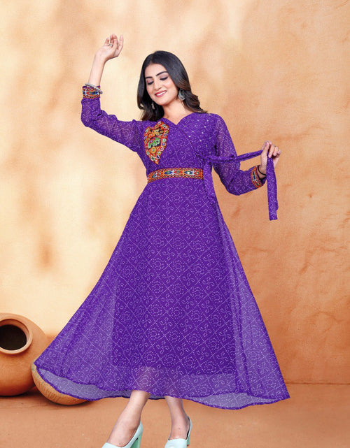 Load image into Gallery viewer, Navratri Garba Embroidery Women Long Dress mahezon
