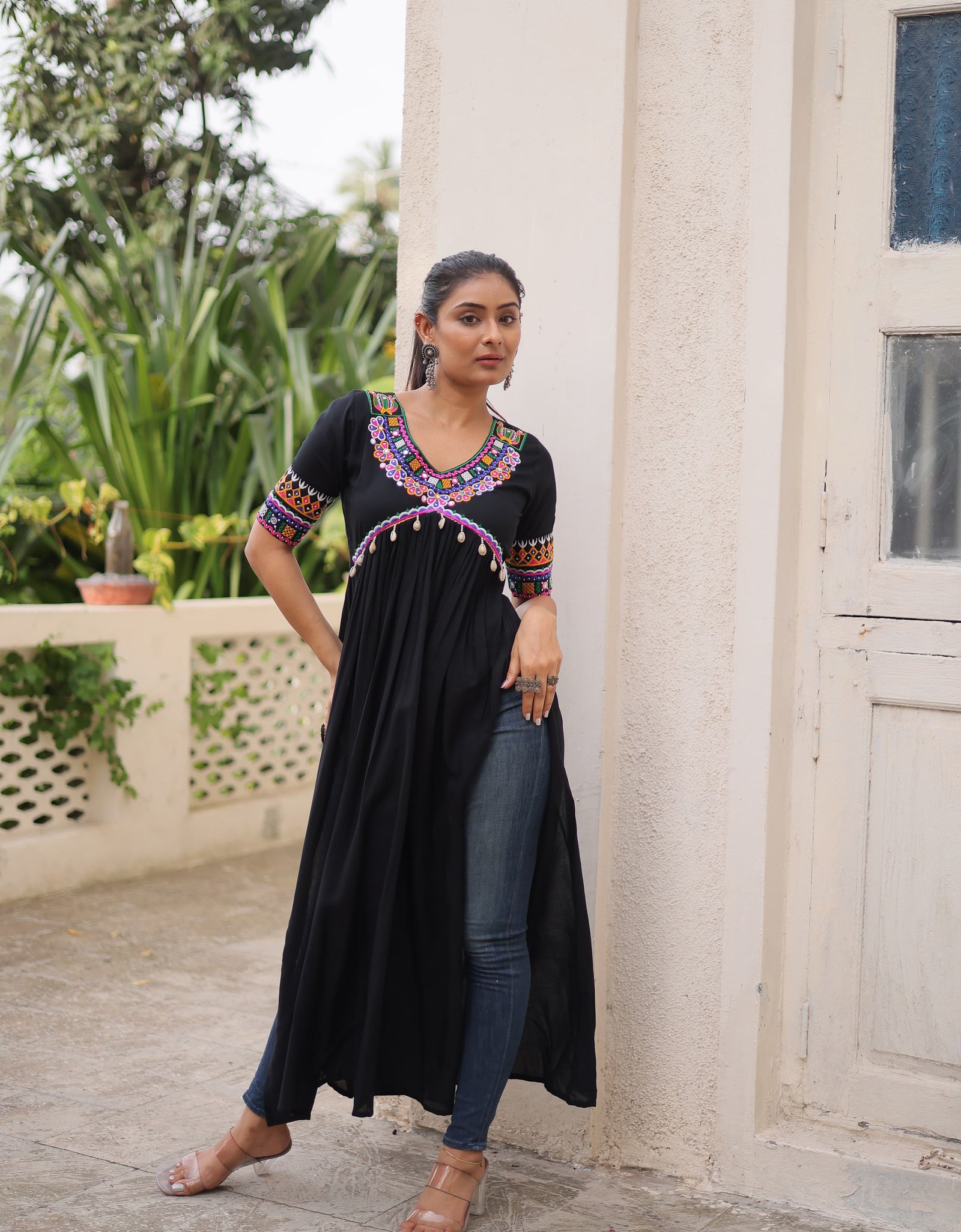 Traditional Navratri Garba Women Kurti mahezon