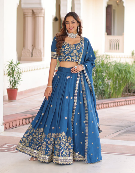 Designer Wedding Ethnic Women Lehenga Choli Dupatta mahezon