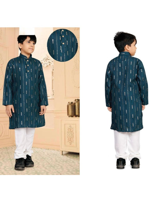 Load image into Gallery viewer, Father Son Cotton Traditional Same Matching Kurta Pajama Festive outfits Set mahezon

