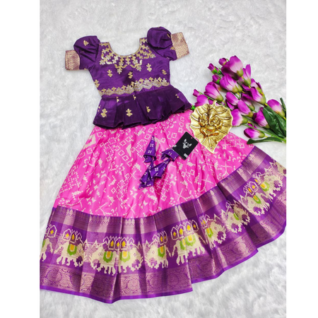Stylish Kids Girls Ready made Lehenga Blouse mahezon