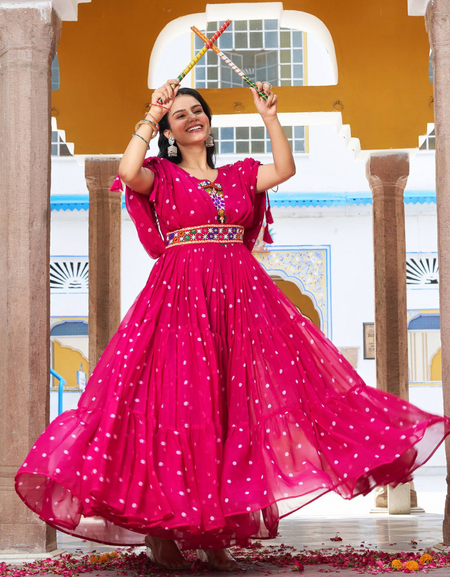 Navratri Garba Women’s Gown Dress mahezon