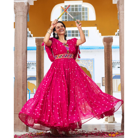 Navratri Garba Women’s Gown Dress mahezon
