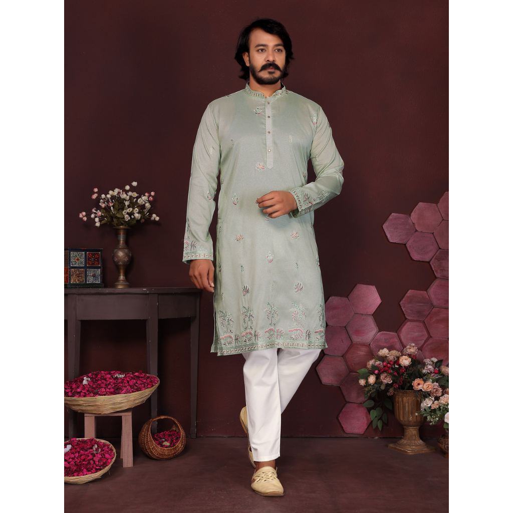 Ethnic Indian Traditional Men’s Kurta Pajama mahezon