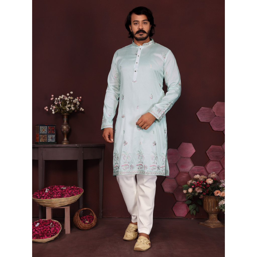Ethnic Indian Traditional Men’s Kurta Pajama mahezon
