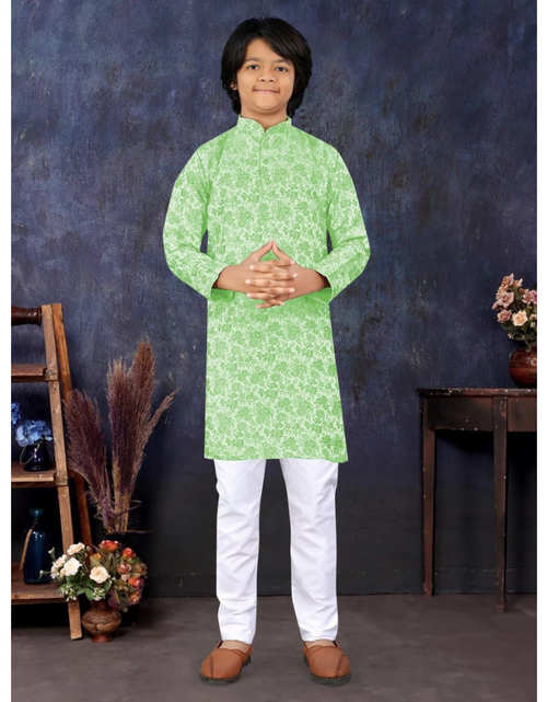 Load image into Gallery viewer, Stylish Indian Traditional Kids Boy Kurta Pajama mahezon
