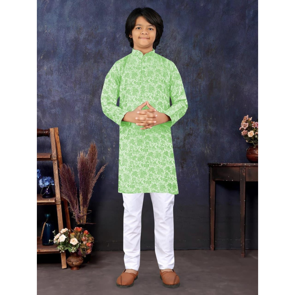 Stylish Indian Traditional Kids Boy Kurta Pajama mahezon