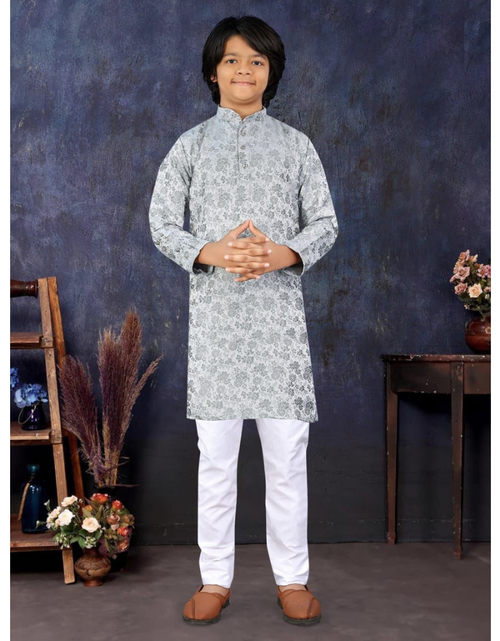 Load image into Gallery viewer, Stylish Indian Traditional Kids Boy Kurta Pajama mahezon
