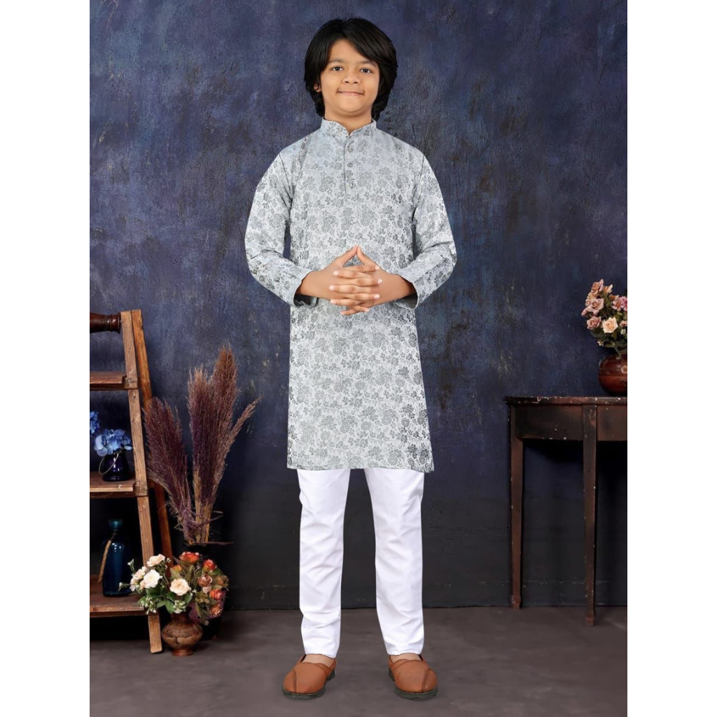 Stylish Indian Traditional Kids Boy Kurta Pajama mahezon