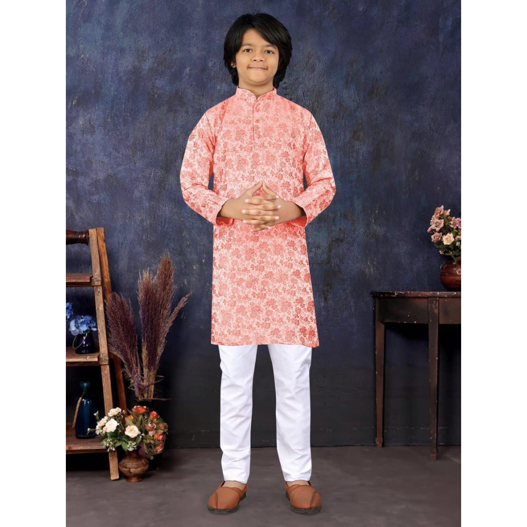 Stylish Indian Traditional Kids Boy Kurta Pajama mahezon