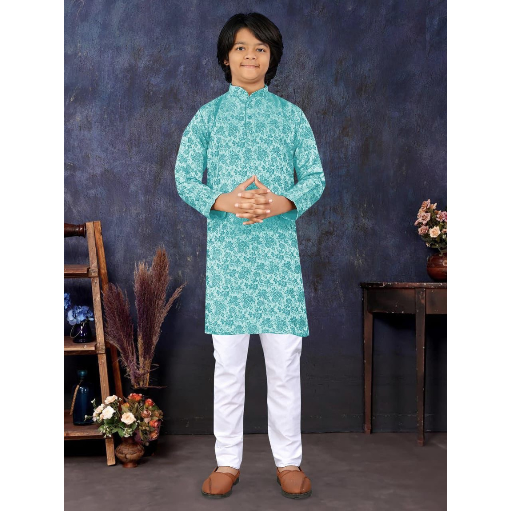 Stylish Indian Traditional Kids Boy Kurta Pajama mahezon