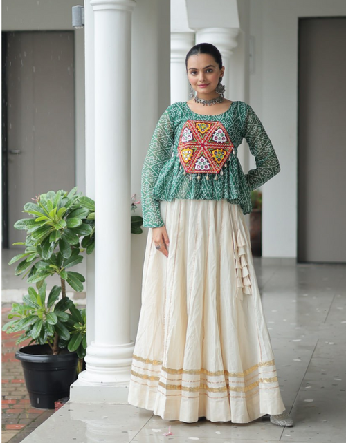 Load image into Gallery viewer, Navratri Garba Women’s Lehenga Blouse mahezon
