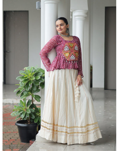 Load image into Gallery viewer, Navratri Garba Women’s Lehenga Blouse mahezon
